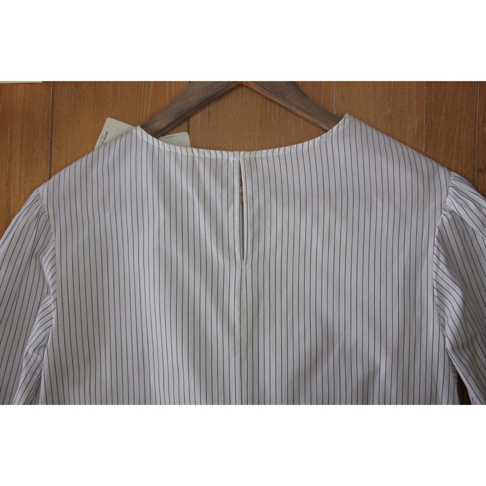Zara Girls Knotted Striped Long Sleeve Top 11-12 - Picture 7 of 8